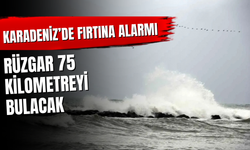 Karadeniz’de Fırtına Alarmı: Rüzgar 75 Kilometreyi Bulacak