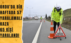 Ordu’da Bir Haftada 57 Yaralamalı Kaza: 65 Kişi Yaralandı