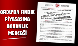 Ordu’da Fındık Piyasasına Bakanlık Merceği