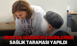 Ordu’da Huzurevi Sakinlerine Sağlık Taraması Yapıldı