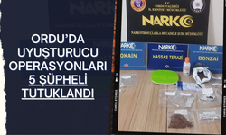 Ordu’da Uy*şturucu Operasyonları: 5 Şüpheli Tutuklandı