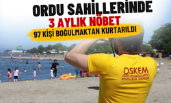 Ordu Sahillerinde 3 Aylık Nöbet: 97 Kişi Boğulmaktan Kurtarıldı
