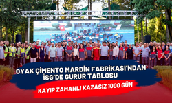 OYAK Çimento Mardin Fabrikası’ndan İSG’de Gurur Tablosu: Kayıp Zamanlı Kazasız 1000 Gün