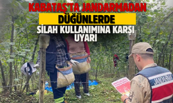 Kabataş’ta jandarmadan düğünlerde silah kullanımına karşı uyarı