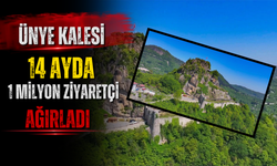 ÜNYE KALESİ 14 AYDA 1 MİLYON ZİYARETÇİ AĞIRLADI