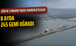 Ünye Limanı’nda Hareketlilik: 8 Ayda 245 Gemi Uğradı