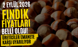 Ordu’da 2 Eylül 2026 Fındık Fiyatları?