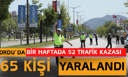 Ordu’da Bir Haftada 52 Trafik Kazası: 65 Kişi Yaralandı
