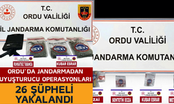 Ordu’da Jandarmadan Uy*şturucu Operasyonları: 26 Şüpheli Yakalandı