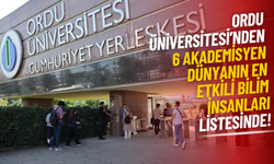 Ordu Üniversitesi’nden 6 Akademisyen Dünyanın En Etkili Bilim İnsanları Listesinde!