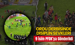 Ordu Derbisinde Disiplin Sevkleri: 9 İsim PFDK’ya Gönderildi