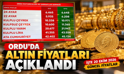 Ordu’da Altın Fiyatları Belli Oldu: Çeyrek Altın 11 Bin Lirayı Aştı