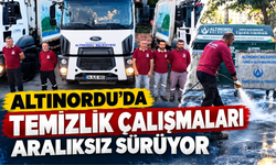 Altınordu’da Temizlik Çalışmaları Aralıksız Sürüyor