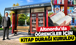 Altınordu’da Öğrenciler İçin Kitap Durağı Kuruldu