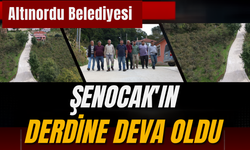 Altınordu Belediyesi Şenocak'ın Derdine Deva Oldu