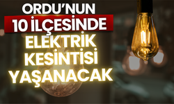 Ordu'nun 10 İlçesinde Elektrik Kesintisi Yaşanacak | İşte İlçe İlçe Elektrik Kesinti Saatleri