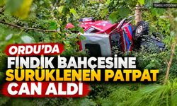 Ordu' da Fındık Bahçesine Sürüklenen Patpat Can Aldı