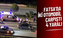 Fatsa’da İki Otomobil Çarpıştı: 4 Yaralı