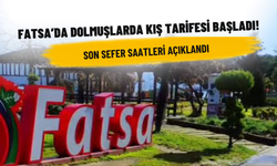 Fatsa’da Dolmuşlarda Kış Tarifesi Başladı! Son Sefer Saatleri Açıklandı