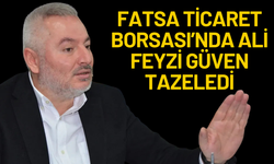 Fatsa Ticaret Borsası’nda Ali Feyzi Güven Tazeledi