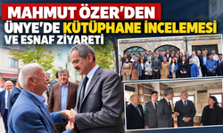 MAHMUT ÖZER, ÜNYE’DE KEFELİ HAN’DA İNCELEMELERDE BULUNDU