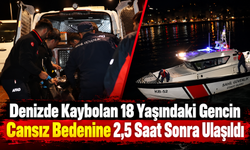 Denizde Kaybolan 18 Yaşındaki Gencin Cansız Bedenine 2,5 Saat Sonra Ulaşıldı