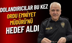 Dolandırıcılar Bu Kez Ordu Emniyet Müdürü’nü Hedef Aldı