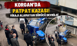 Korgan’da Patpat Kazası! Virajı Alamayan Sürücü Devrildi