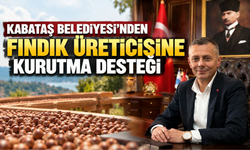 Kabataş Belediyesi’nden Fındık Üreticisine Kurutma Desteği
