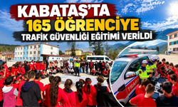 KABATAŞ’TA 165 ÖĞRENCİYE TRAFİK GÜVENLİĞİ EĞİTİMİ VERİLDİ