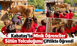 Kabataş’ta Minik Öğrenciler Sütün Yolculuğunu Çiftlikte Öğrendi