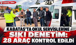 KABATAŞ’TA OKUL SERVİSLERİNE SIKI DENETİM: 28 ARAÇ KONTROL EDİLDİ