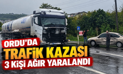 Ordu’da Trafik Kazası: 3 Kişi Ağır Yaralandı