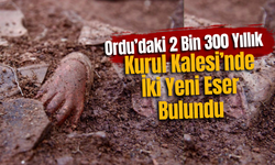 Ordu’daki 2 Bin 300 Yıllık Kurul Kalesi’nde İki Yeni Eser Bulundu