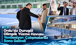 Ordu’da Durugöl Olimpik Yüzme Havuzu Yenileniyor: Çalışmalarda Sona Gelindi