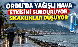 Ordu’da Yağışlı Hava Etkisini Sürdürüyor: Sıcaklıklar Düşüyor