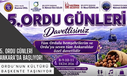 5. Ordu Günleri Ankara’da Başlıyor! Ordu’nun Kültürü Başkente Taşınıyor