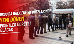 Ordu’da Halk Ekmek Büfelerinde Yeni Dönem: Poşetler Ücretli Olacak