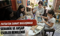Fatsa’da Sanat Buluşması: Seramik ve Ahşap Eserler Renklendi