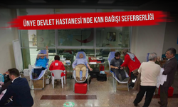 Ünye Devlet Hastanesi’nde Kan Bağışı Seferberliği