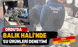 Ordu Balık Hali’nde Su Ürünleri Denetimi: Ceza Uygulandı