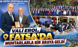 Vali Erol, Fatsa’da Muhtarlarla Bir Araya Geldi