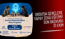 Ordu’da Gençlere Yapay Zekâ Eğitimi! Son Başvuru 31 Ekim