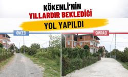 KÖKENLİ’NİN YILLARDIR BEKLEDİĞİ YOL YAPILDI