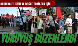 Ordu’da Filistin ve Doğu Türkistan İçin Yürüyüş Düzenlendi