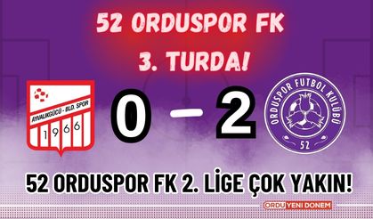 52 Orduspor Play-Off'da 3. Turda!