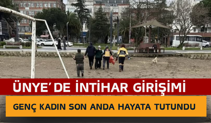 Ünye’de İntihar Girişimi: Genç Kadın Son Anda Hayata Tutundu