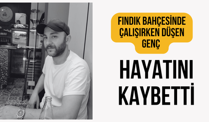 Fındık Bahçesinde Çalışırken Düşen Genç Hayatını Kaybetti