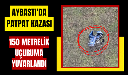 150 METRELİK UÇURUMA YUVARLANDI