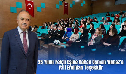 25 Yıldır Felçli Eşine Bakan Osman Yılmaz’a Vali Erol’dan Teşekkür